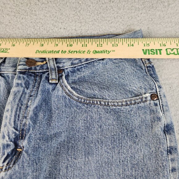 Relaxed Fit Y2K Skater Grunge Denim Pants LEE Jeans Mens 32x30 Blue Straight Leg - Picture 3 of 15